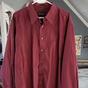 Eddie Bauer Long Sleeve Collard Shirt